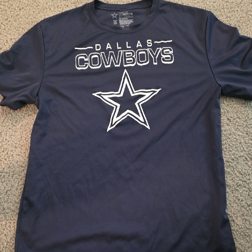 NFL Dallas Cowboys Blue T-Shirt Polyester
